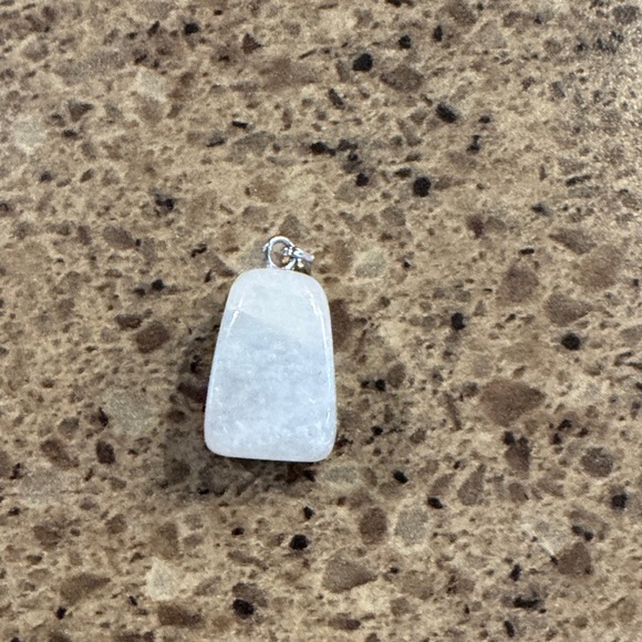 Natural Stone Pendant Necklace - Multi-Color Polished Gemstones - Picture 10 of 11